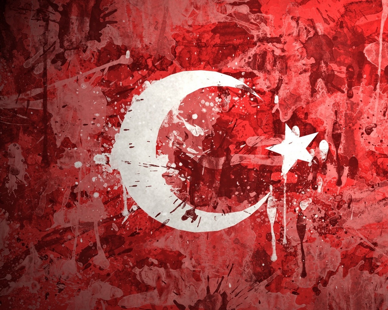 turciya flag fon tekstura kraska pyatna 50997 1280x1024