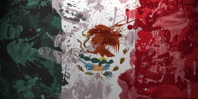 meksika flag orel kraski