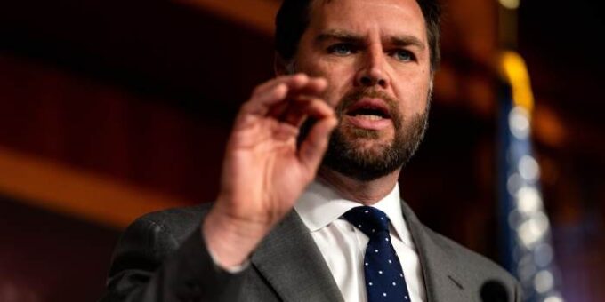 Senate Republicans Hold News Conference On Border