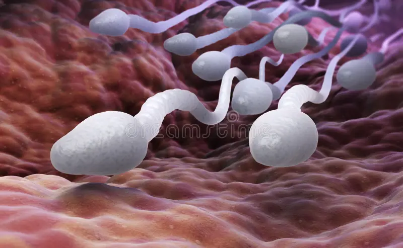 male sperm cells d illustration 86792709