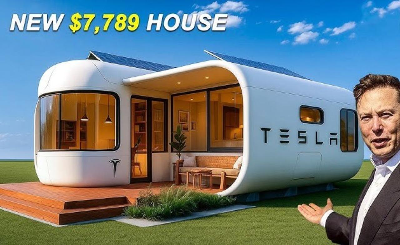 Илон Маск представил дом Tesla Tiny House всего за 7 789 долларов