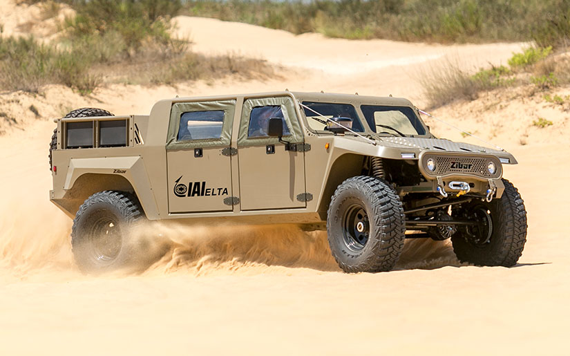 Бундесвер покупает десантируемые израильские внедорожники Zibar